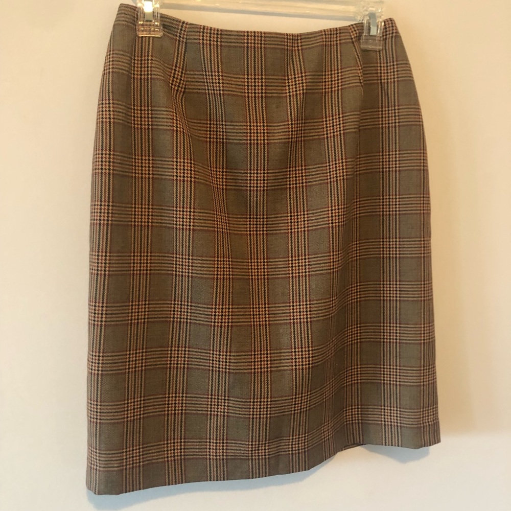 Casual Corner Annex Plaid Skirt